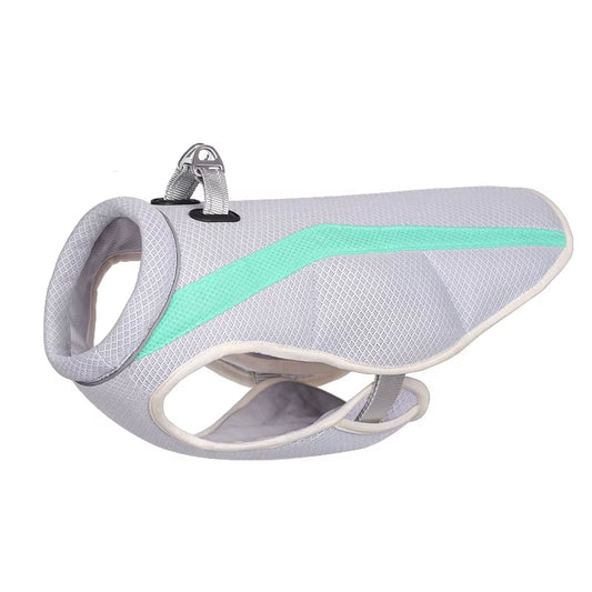 Summer Pet Dog Cooling Vest Harness Quick-Dry Pet Clothes Reflective Coat Cool Jacket for Small Medium Large Dog Cats Clothing