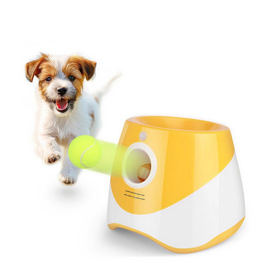 Automatic Dog Tennis Ball Launcher – Interactive Toy for Fun Fetch Sessions