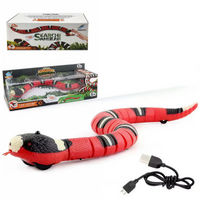 Smart Sensing Snake Cat Toy - Interactive Electric USB Charging Toy for Cats