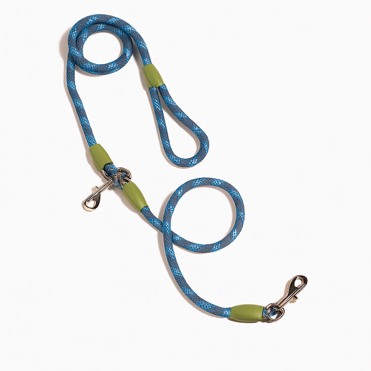 Reflective Nylon Dog Leash – Hands-Free Traction Rope for Running and Walking, Small to Large Dogs